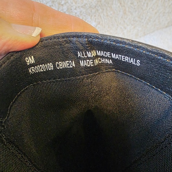 Kork-Ease Black Leather Combat Boots - Picture 8 of 10